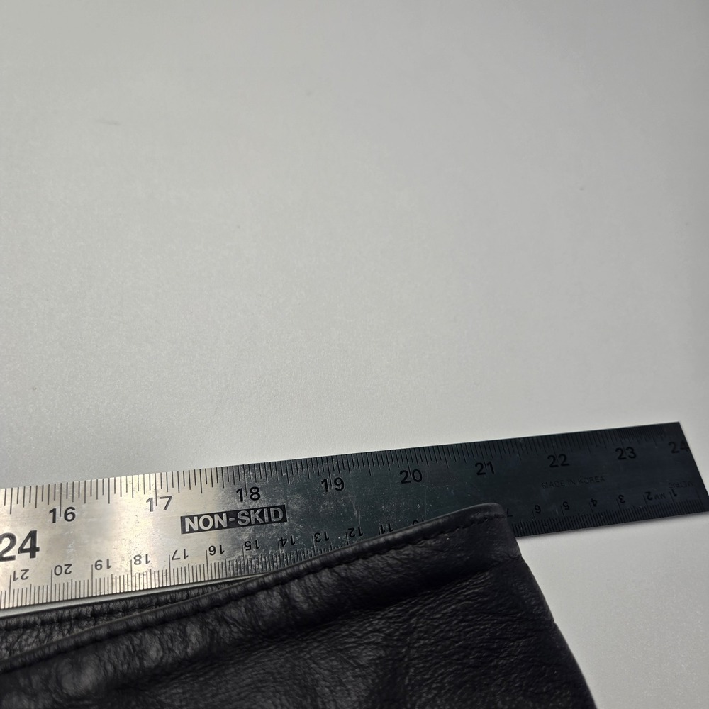 Harley Davidson Leather Chaps  XL Made In USA Black Biker HD - Picture 5 of 16